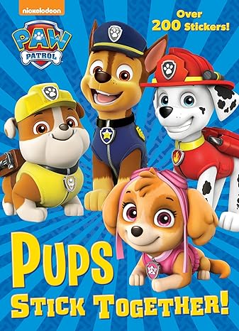 Pups Stick Together! (Paw Patrol) Paperback Children's Books Happier Every Chapter   