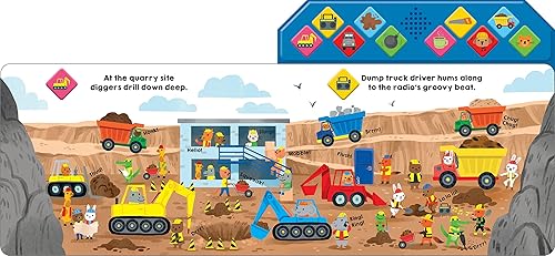 What Can You Hear? Construction Board book
