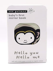 Hello You, Hello Me: Baby's First Mirror Book - soft and crinkly pages, printed on organic cotton (Wee Gallery) Rag Book