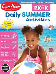 Daily Summer Activities: Between Prek and Kindergarten, Prek - K Workbook: Moving from Prek to Kindergarten, Grades Prek-K Paperback