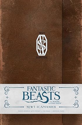 imusti Fantastic Beasts And Where To Find Them: Newt Scamander Hardcover Ruled Journal (Harry Potter) Children's Books Happier Every Chapter