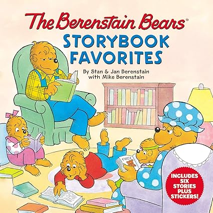 The Berenstain Bears Storybook Favorites: Includes 6 Stories Plus Stickers! Hardcover Children's Books Happier Every chapter