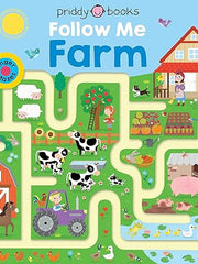 Maze Book: Follow Me Farm (Finger Mazes, 1) Board book