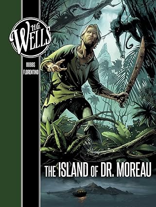 H.G. Wells: The Island of Dr. Moreau Hardcover Comics & Graphic Novels Happier Every Chapter