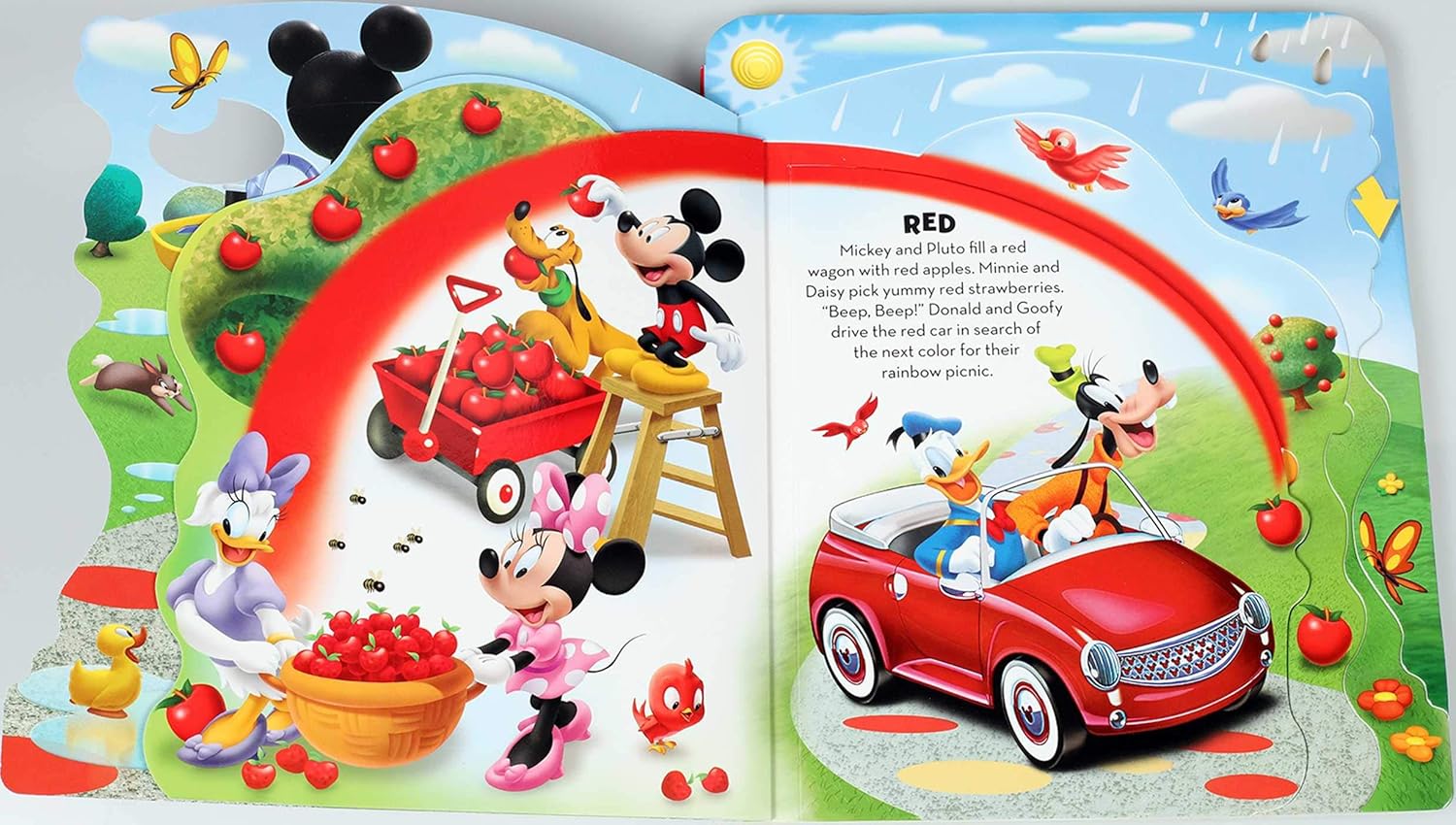 Disney Mickey and Friends Let's Look for Colors (Open Door Book) Board book – Lift the flap, September 10, 2019 by Susan Amerikaner (Author)
