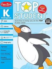 Top Student, Kindergarten Workbook Paperback