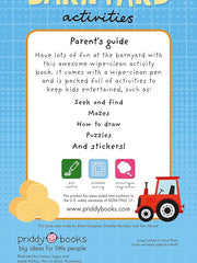 Wipe Clean Activities: Busy Barnyard: With Farm-tastic stickers! (Wipe Clean Activity Books) Spiral Bound