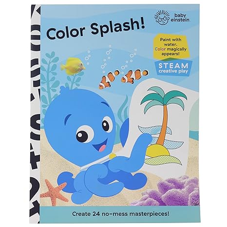 Baby Einstein: Color Splash! Paperback Children's Books Happier Every Chapter   