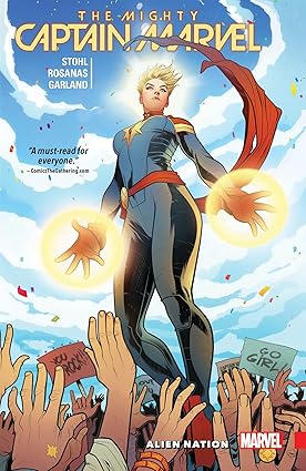 The Mighty Captain Marvel Vol. 1: Alien Nation Paperback Comics & Graphic Novels Happier Every Chapter