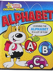 Active Minds Graphic Novel: Alphabet - Learn ABCs with Cute Animals - Fun Seek and Find Activites - Early Reading Skills for Preschool and ... (Ages 2 and Up) (Active Minds Graphic Novels) Board book
