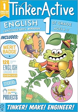 Tinkeractive Workbooks: 1st Grade English Language Arts: Ages 6-7: 8 Paperback