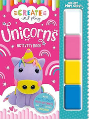 Create and Play Unicorns Activity Book Paperback