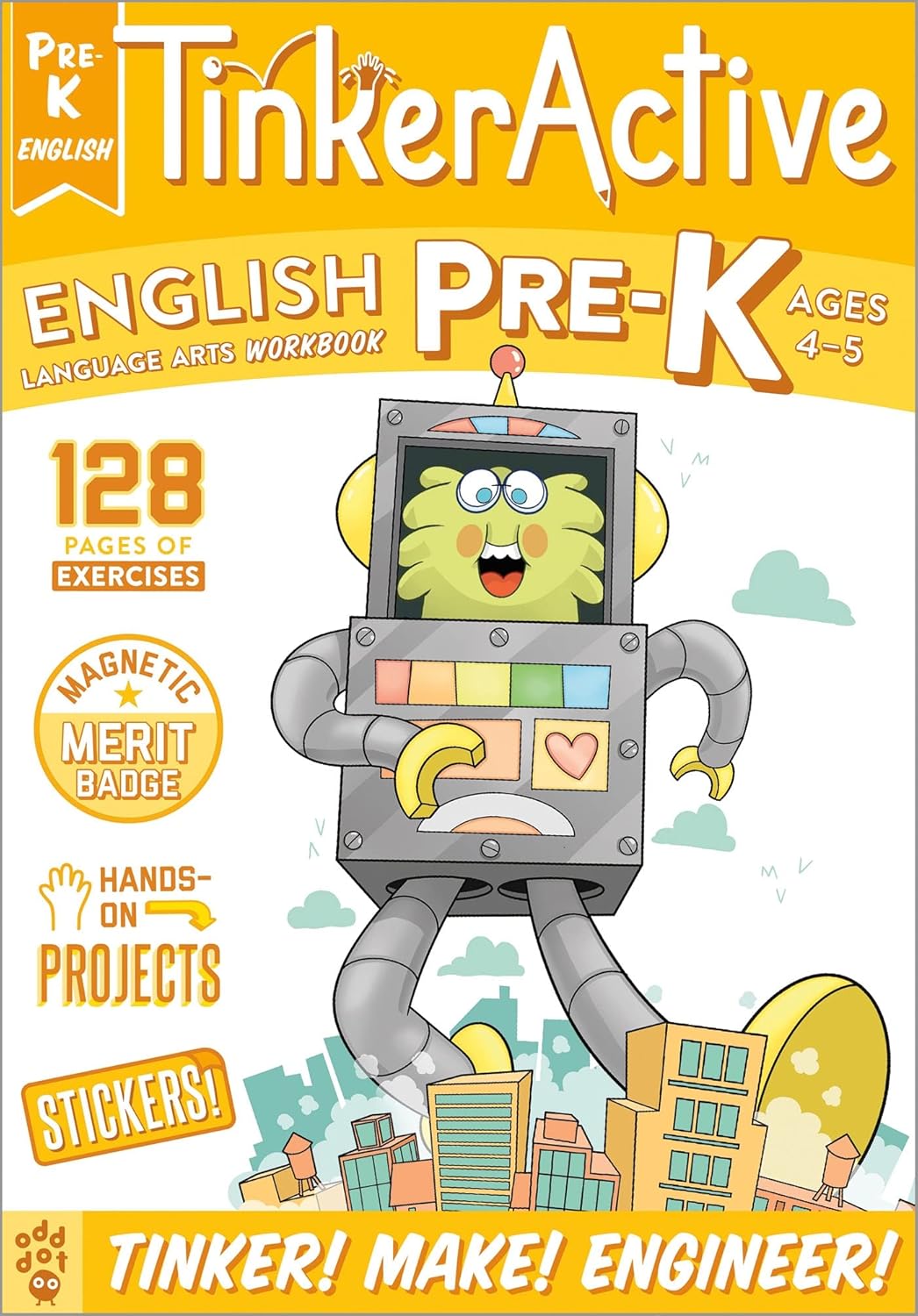 TinkerActive Workbooks: Pre-K English Language Arts Paperback