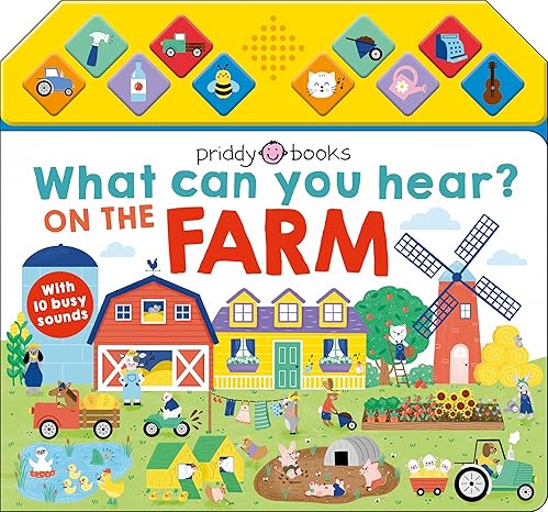 What Can You Hear On The Farm?: 1 Board book Children's Books Happier Every Chapter   