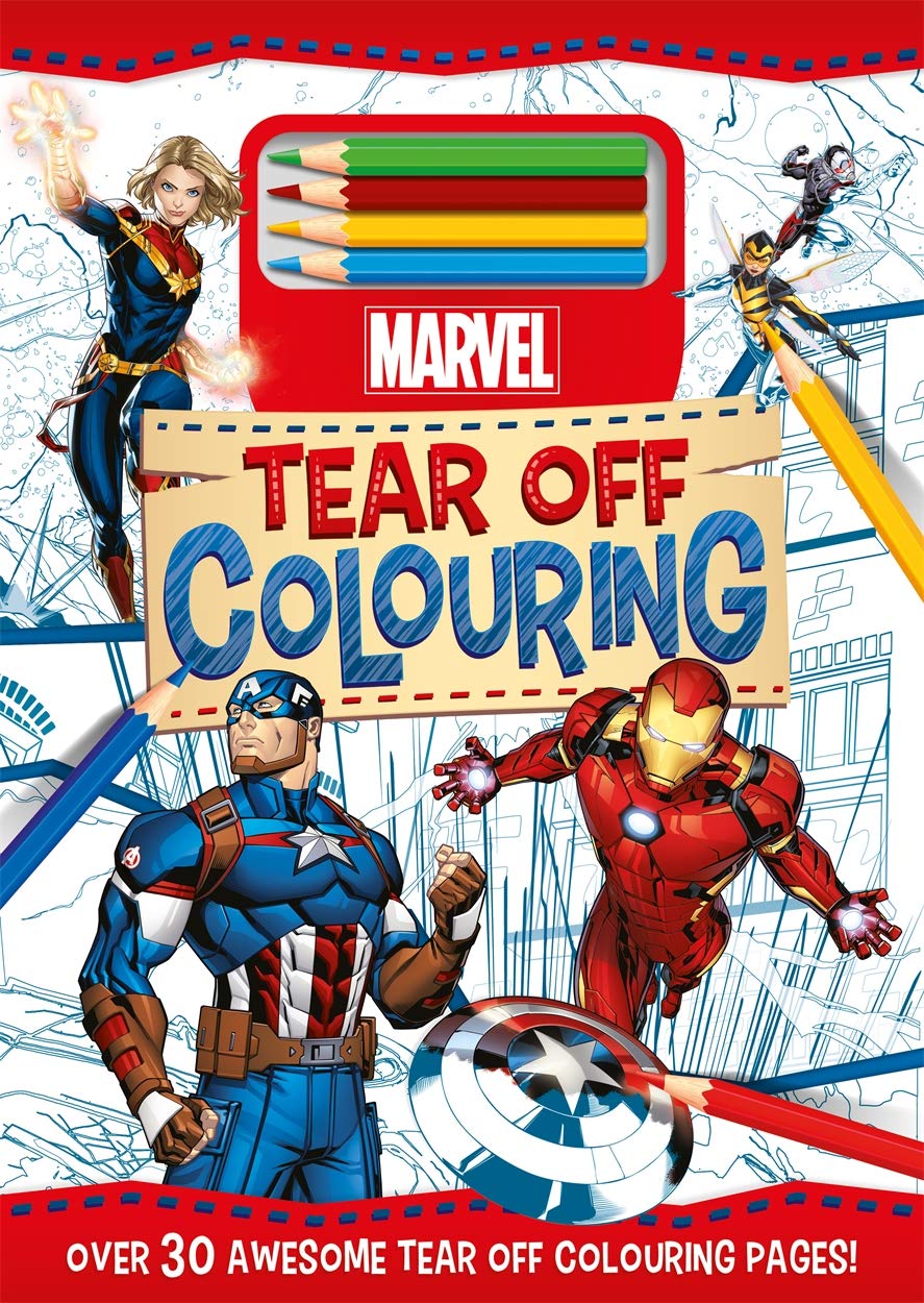 Marvel: Tear Off Colouring Paperback €“ 21 Feb. 2021 by Igloo Books (Author)