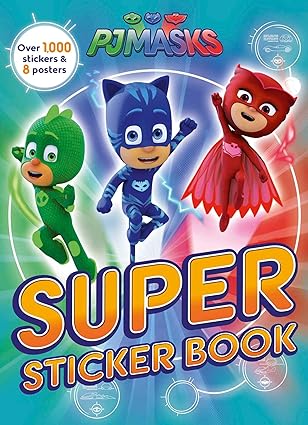 PJ Masks: Super Sticker Book (Super Sticker Books) Paperback Children's Books Happier Every Chapter