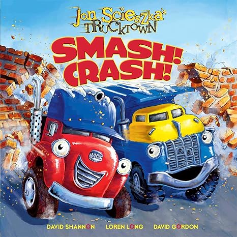 Smash! Crash! (Jon Scieszka's Trucktown) Hardcover Children's Books Happier Every Chapter   