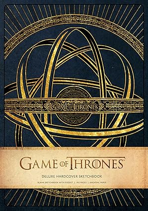 Game of Thrones: Deluxe Hardcover Sketchbook Hardcover Children's Books Happier Every chapter