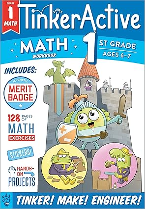 1st Grade - Math (Tinkeractive Workbooks) Paperback Children's Books Happier Every chapter