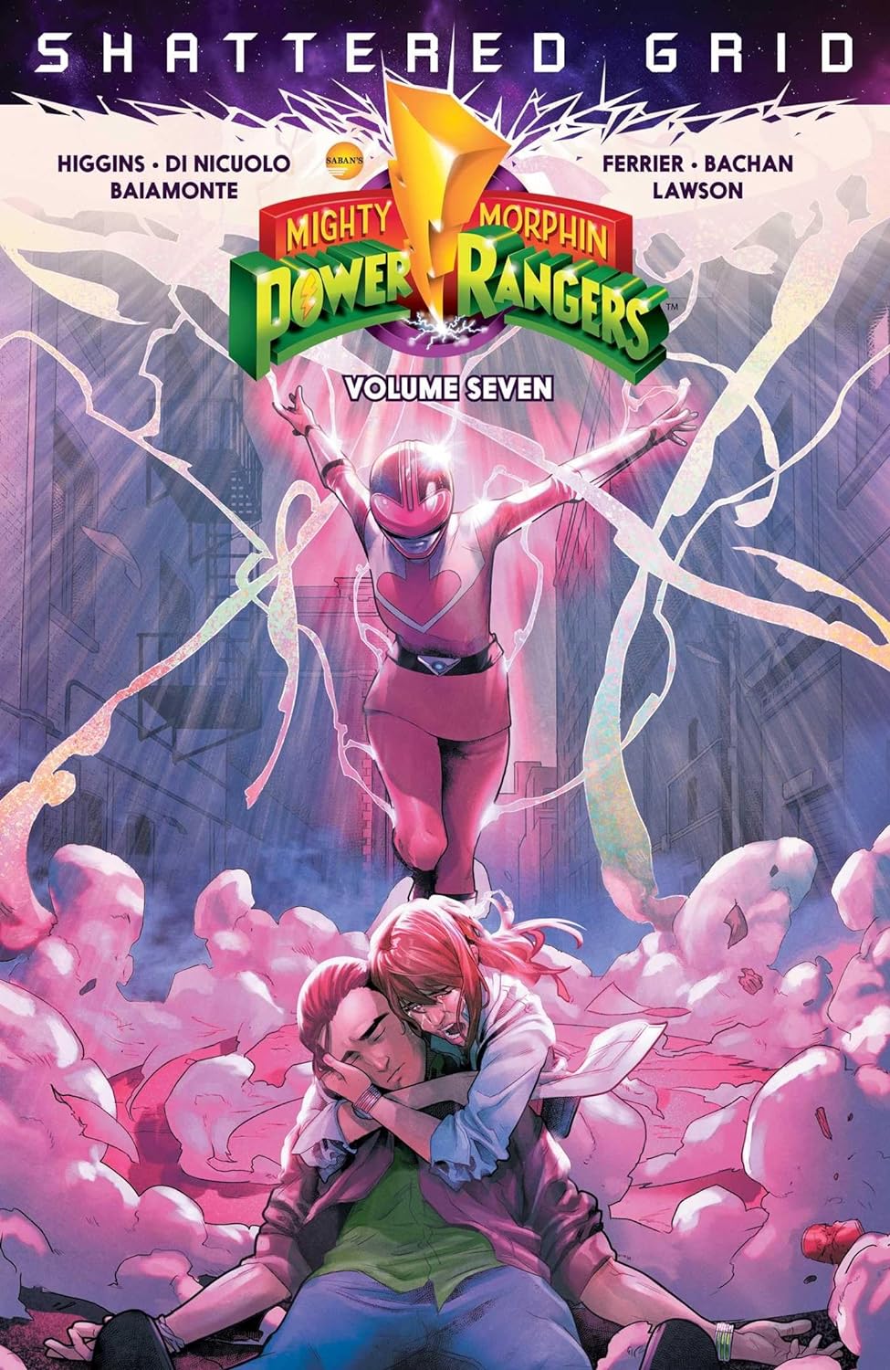 Mighty Morphin Power Rangers Vol. 7: shattered grid Paperback