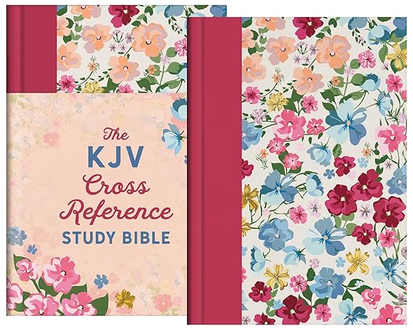 KJV Cross Reference Study Bible Compact [Midsummer Meadow]: KJV Cross Reference Study Bible - Midsummer Meadow (King James Bible) Paperback Adult Non-Fiction Happier Every Chapter   