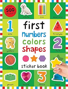 First 100 Stickers: First Numbers, Colors, Shapes Paperback