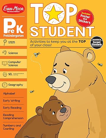 Top Student, Pre-Kindergarten Workbook Paperback