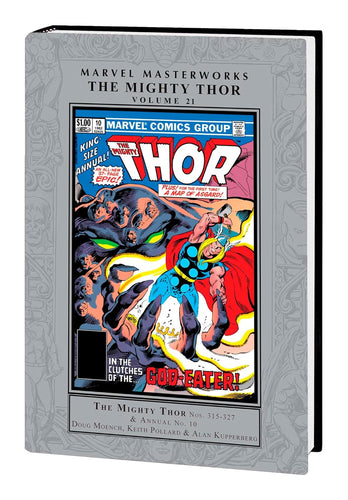 Marvel Masterworks: The Mighty Thor Vol. 21 (Marvel Masterworks: the Mighty Thor, 21) Hardcover – 26 April 2022 by Doug Moench (Author), Keith Pollard (Author), Alan Kupperberg (Author) Comics & Graphic Novels Happier Every Chapter