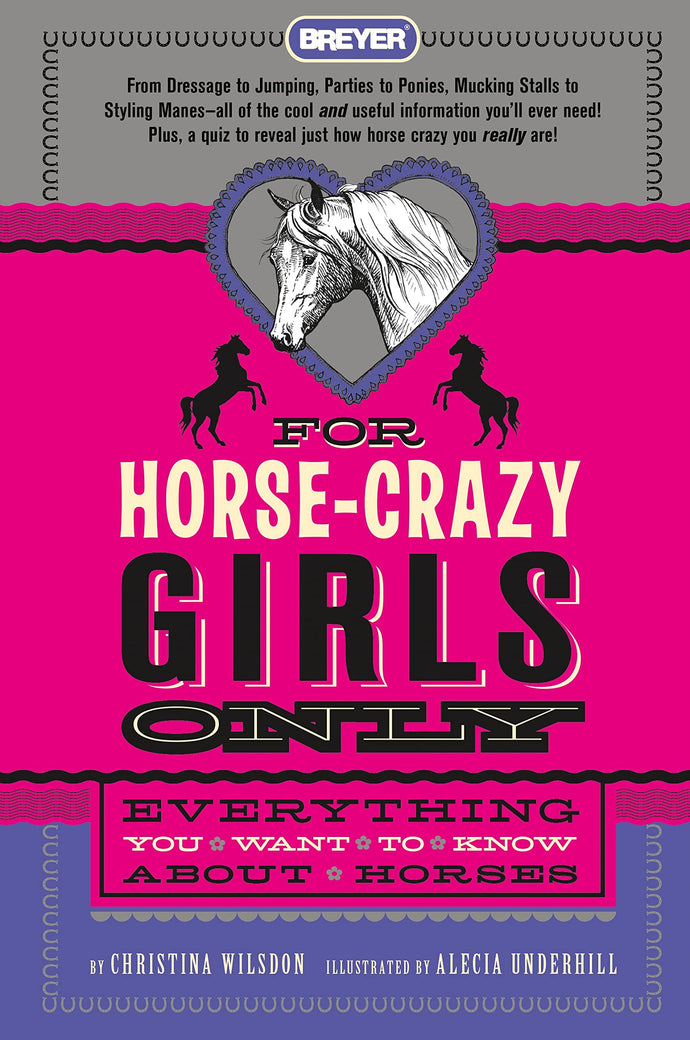 For Horse-Crazy Girls Only Everything You Want to Know about Horses(Hardcover) Children's Books Happier Every Chapter   