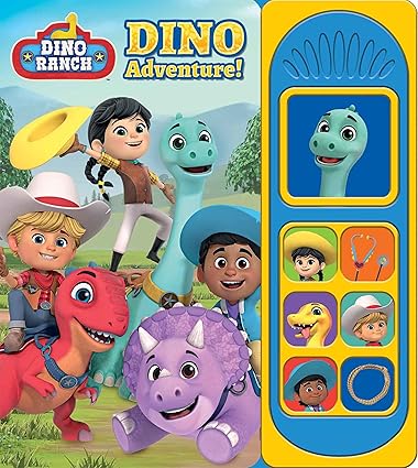 Dino Ranch: Dino Adventure! Sound Book Board book Children's Books Happier Every Chapter