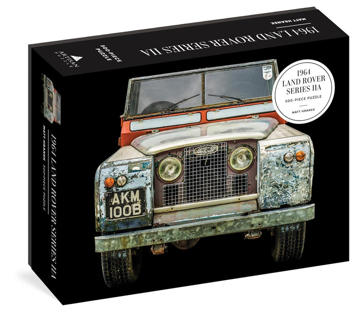 1964 Land Rover Series IIA 500-Piece Puzzle (Workman Jigsaw Puzzles) Paperback Children's Books Happier Every Chapter   