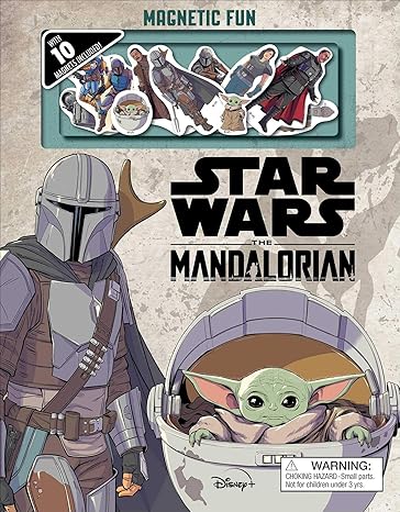 The Mandalorian: With 10 Magnets Included! (Star Wars: The Mandalorian) Hardcover Children's Books Happier Every Chapter   