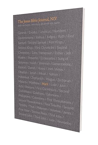 The Jesus Bible Journal, Mark, Niv, Paperback, Comfort Print Paperback