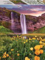 Seljalandsfoss, Iceland 1000 Piece Jigsaw Puzzle (Mindbogglers) Hardcover