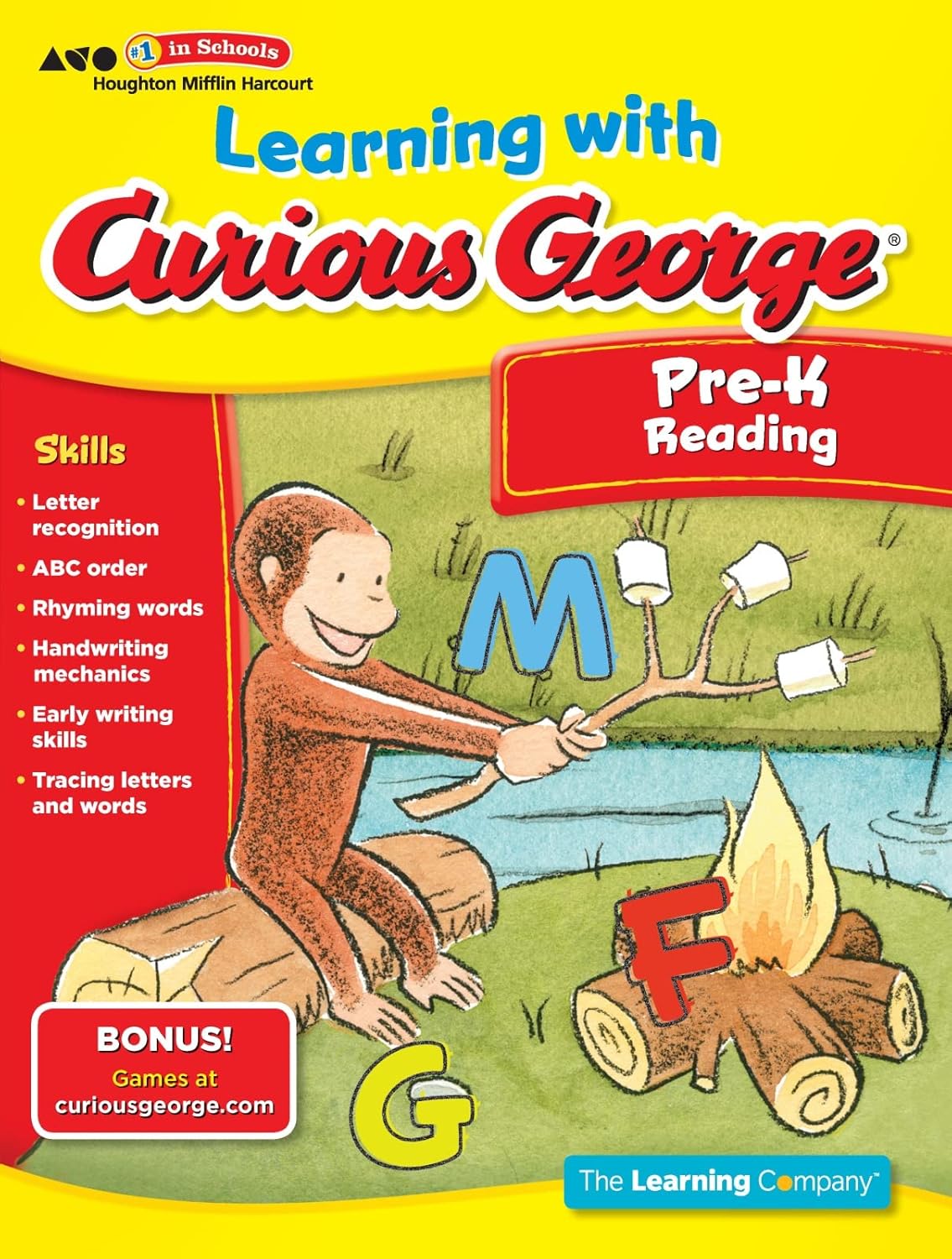 Learning With Curious George Pre-K Reading Paperback €“ 28 Feb. 2012 by Houghton Mifflin Harcourt (Author)