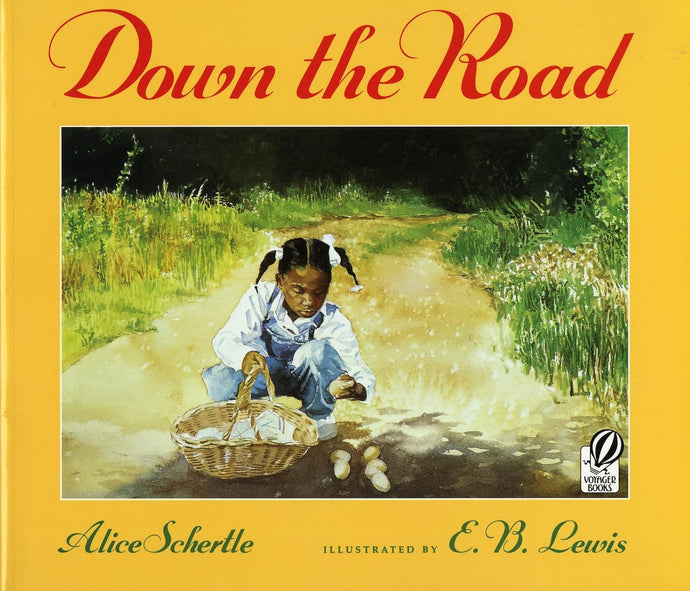 Down the Road Paperback – Picture Book, 1 Sept. 2000 by Alice Schertle (Author), E.B. Lewis (Illustrator) Happier Every Chapter