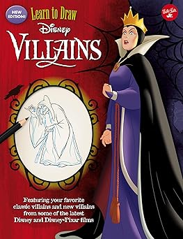 Learn to Draw Disney Villains: New edition! Featuring your favorite classic villains and new villains from some of the latest Disney and Disney/Pixar films (Licensed Learn to Draw) Paperback