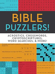 Bible Puzzlers!: Acrostics, Crosswords, Cryptoscriptures, Word Searches & More! Paperback