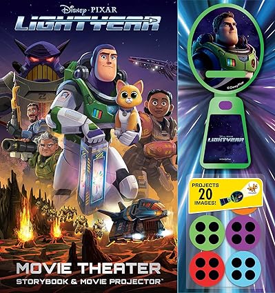 Lightyear: Movie Theater Storybook & Movie Projector: Includes 5 Disks with 20 Additional Images! (Disney Pixar: Lightyear) Hardcover