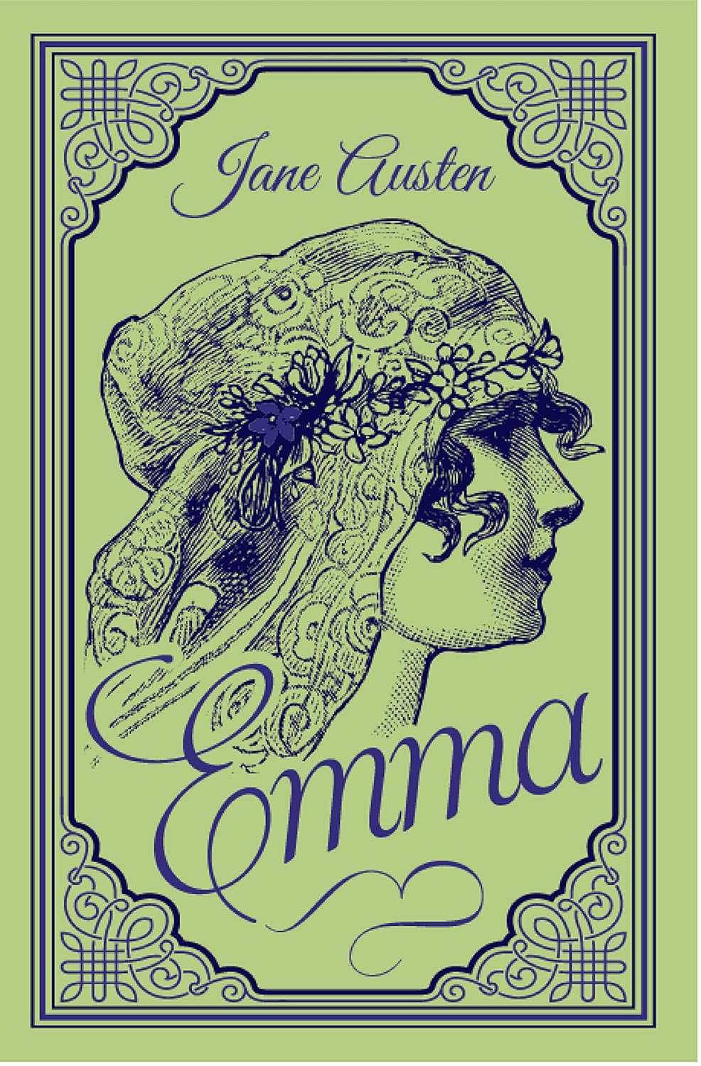 Emma, Jane Austen Classic Novel, (Coming of Age, Social Status, Marriage), Ribbon Page Marker, Paperback
