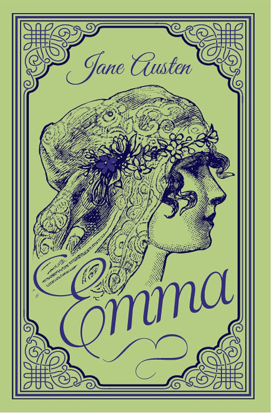 Emma, Jane Austen Classic Novel, (Coming of Age, Social Status, Marriage), Ribbon Page Marker, Paperback Fiction Happier Every Chapter