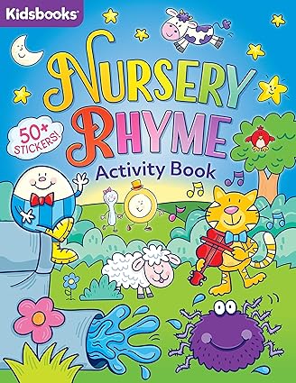 Nursery Rhymes Activity Book Paperback Children's Books Happier Every Chapter