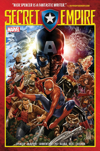 Secret Empire Hardcover – 7 Nov. 2017 by Nick Spencer (Author), Daniel Acuna (Author), Mark Brooks (Author) Happier Every Chapter