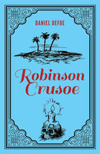 Load image into Gallery viewer, Robinson Crusoe Daniel Defoe Classic Novel, (Deserted Island Shipwreck Tale, Required Literature), Ribbon Page Marker, Perfect for Gifting Fiction Happier Every Chapter   
