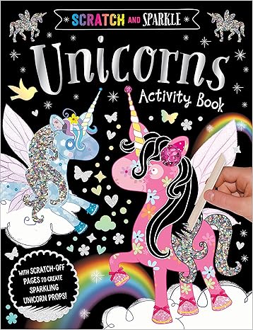 Unicorns Activity Book Paperback Children's Books Happier Every Chapter   