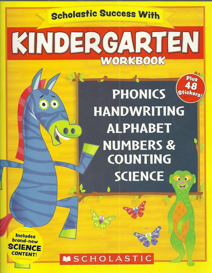 Scholastic Success with Kindergarten Workbook, Book 1 (Deluxe Edition) (Paperback) Happier Every Chapter