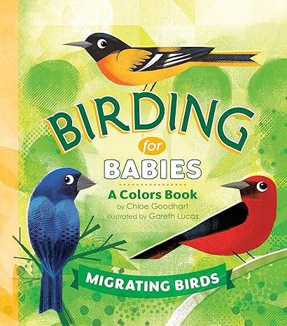 Birding for Babies: Migrating Birds: A Colors Book Board book Children's Books Happier Every Chapter   