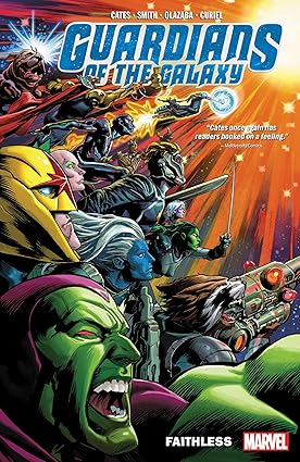 Guardians of the Galaxy by Donny Cates Vol. 2: Faithless (Guardians of the Galaxy, 2) Paperback Comics & Graphic Novels Happier Every Chapter