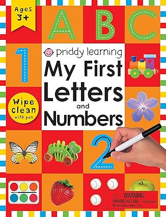 My First Letters and Numbers (Wipe Clean) Spiral-bound