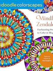 Zendoodle Colorscapes: Mindful Zendalas: Enchanting Swirls to Color & Display Paperback